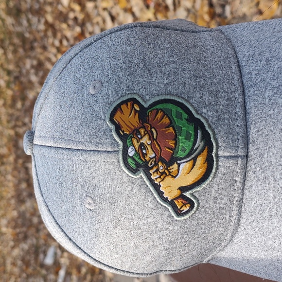 La Crosse Loggers Hat Baseball Cap Wisconsin Gray Adjustable Northwood League - Picture 2 of 8